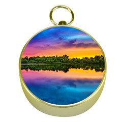 Sunset Color Evening Sky Evening Gold Compasses