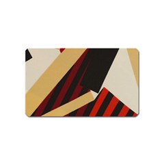 Fabric Textile Design Magnet (name Card)