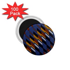 Colors Fabric Abstract Textile 1 75  Magnets (100 Pack) 