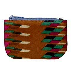 Fabric Textile Texture Abstract Large Coin Purse