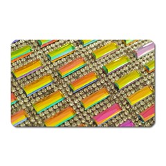 Colors Color Live Texture Macro Magnet (rectangular)