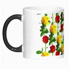 Rose Pattern Roses Background Image Morph Mugs by Sapixe