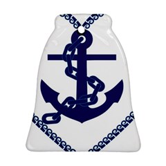 Anchor Chain Nautical Ocean Sea Ornament (bell) by Sapixe