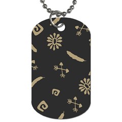 Pattern Seamless American Culture Dog Tag (one Side) by Sapixe