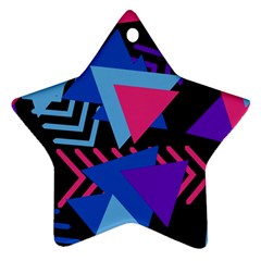 Memphis Pattern Geometric Abstract Ornament (star) by Sapixe