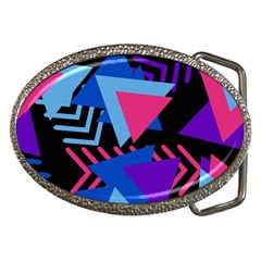 Memphis Pattern Geometric Abstract Belt Buckles by Sapixe