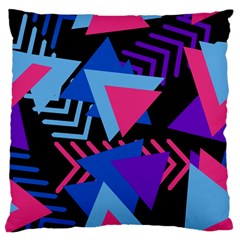 Memphis Pattern Geometric Abstract Standard Flano Cushion Case (one Side)