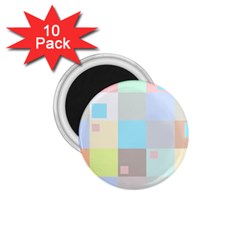 Pastel Diamonds Background 1 75  Magnets (10 Pack) 