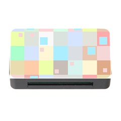 Pastel Diamonds Background Memory Card Reader With Cf by Sapixe