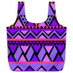 Seamless Purple Pink Pattern Full Print Recycle Bag (xl)