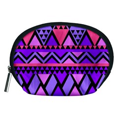 Seamless Purple Pink Pattern Accessory Pouch (medium)