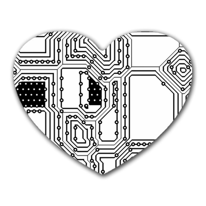 Seamless Pattern Texture Background Heart Mousepads