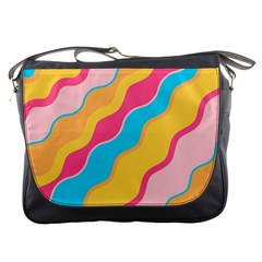 Cake Color Palette Painting Messenger Bag by Sapixe