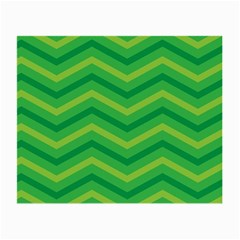 Green Background Abstract Small Glasses Cloth