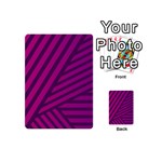 Pattern Lines Stripes Texture Playing Cards 54 (Mini) Back