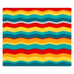 Retro Colors 60 Background Double Sided Flano Blanket (small) 