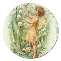 Fairy 1225819 1280 Magnet 5  (round) by vintage2030