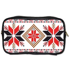 Ornament Stars Textile Crochet Toiletries Bag (two Sides)