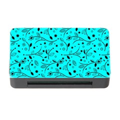 Pattern Flowers Flower Texture Memory Card Reader With Cf