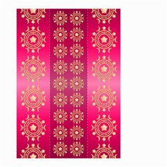 Background Pattern Pink Wallpaper Small Garden Flag (two Sides) by Sapixe