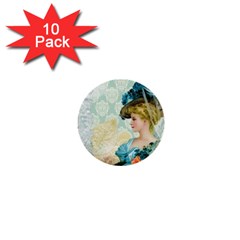 Lady 1112776 1920 1  Mini Buttons (10 Pack) 
