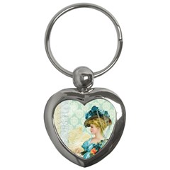 Lady 1112776 1920 Key Chains (heart)  by vintage2030