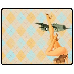 Retro 1107644 1920 Fleece Blanket (medium)  by vintage2030