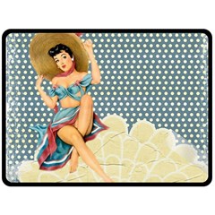 Retro 1107634 1920 Fleece Blanket (large)  by vintage2030