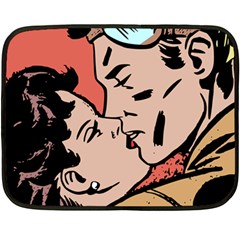 Retrocouplekissing Fleece Blanket (mini)