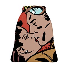 Retrocouplekissing Bell Ornament (two Sides)