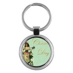 Christening 976872 1280 Key Chains (round)  by vintage2030