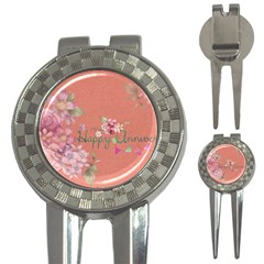 Flower 979466 1280 3-in-1 Golf Divots by vintage2030