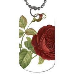 Rose 1077964 1280 Dog Tag (one Side) by vintage2030