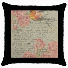 Vintage 1079411 1920 Throw Pillow Case (black) by vintage2030