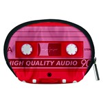 Red Cassette Accessory Pouch (Medium) Back