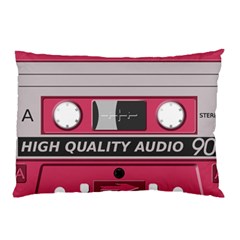 Pink Cassette Pillow Case by vintage2030