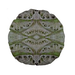 Broccoli Tree Green Standard 15  Premium Round Cushions by DeneWestUK