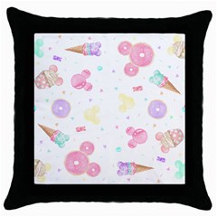 Sweet Shop Long Towel Throw Pillow Case (black)