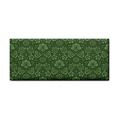 Damask Green Hand Towel by vintage2030