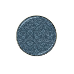 Damask Blue Hat Clip Ball Marker (4 Pack) by vintage2030