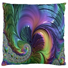 Fractal Artwork Art Swirl Vortex Standard Flano Cushion Case (Two Sides)