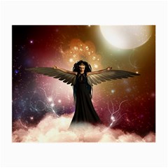 Awesome Dark Fairy In The Sky Small Glasses Cloth (2-side)