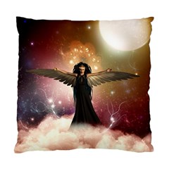 Awesome Dark Fairy In The Sky Standard Cushion Case (one Side) by FantasyWorld7