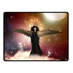 Awesome Dark Fairy In The Sky Double Sided Fleece Blanket (Small)  45 x34  Blanket Back