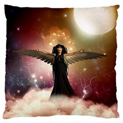 Awesome Dark Fairy In The Sky Standard Flano Cushion Case (two Sides) by FantasyWorld7