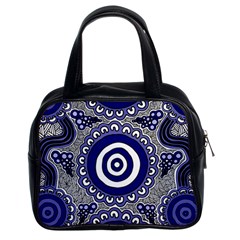 Aboriginal Art - Gathering Classic Handbag (two Sides)