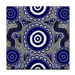 Aboriginal Art - Gathering Face Towel