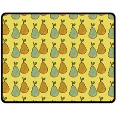 Pears Yellow Double Sided Fleece Blanket (medium) 