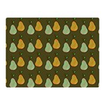 Pears Brown Double Sided Flano Blanket (Mini)  35 x27  Blanket Front