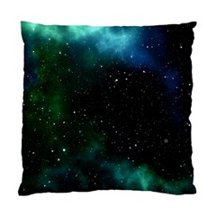 Galaxy Sky Blue Green Standard Cushion Case (one Side)